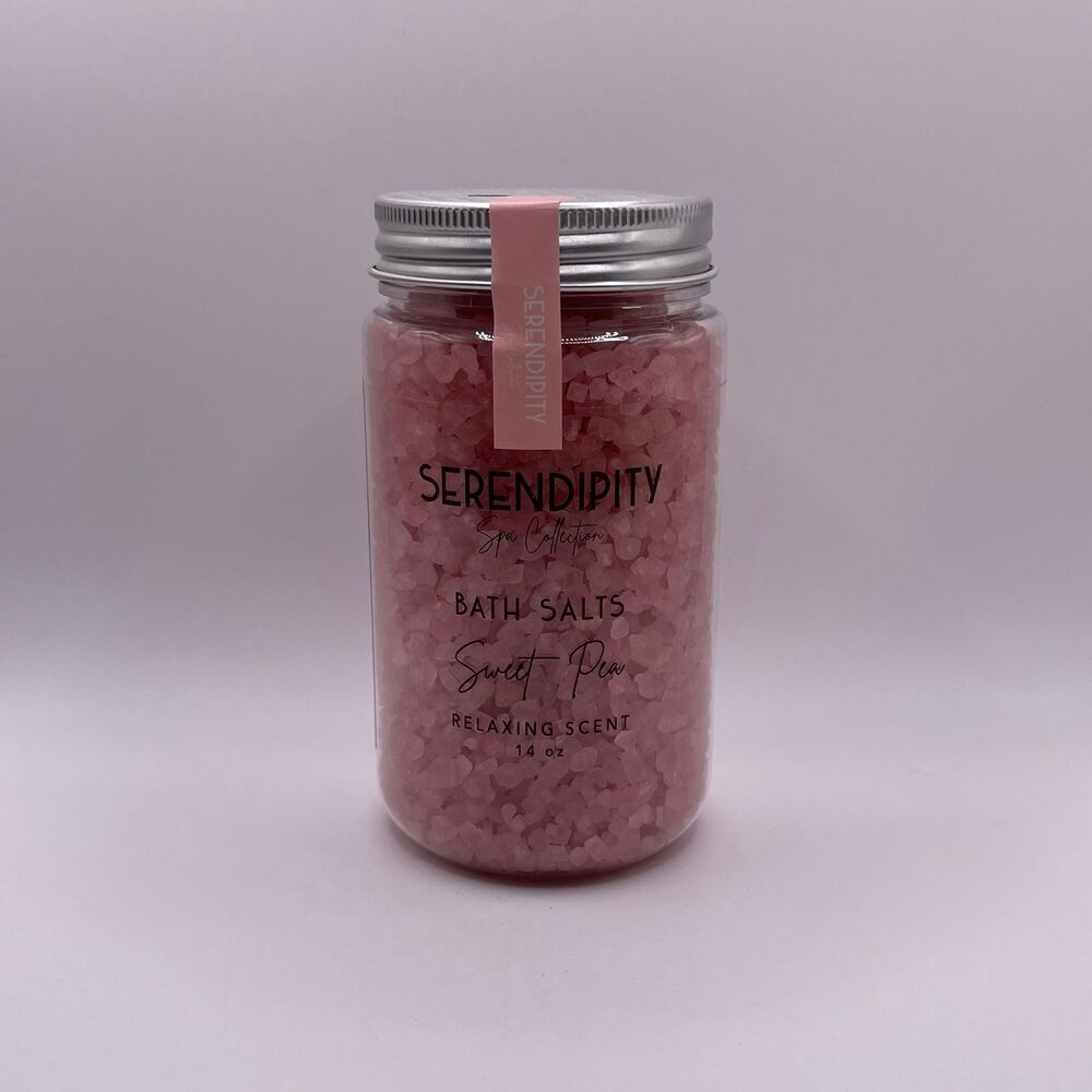 Serendipity Spa Collection Pink Sweet Pea Scented Bath Salts